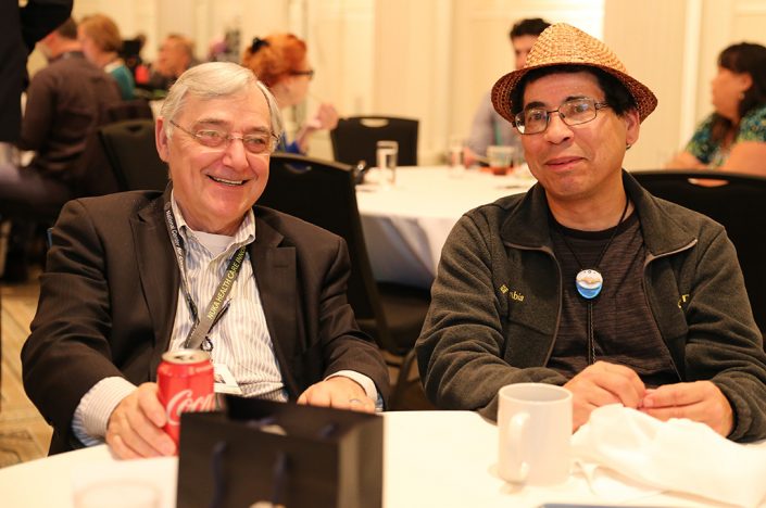 Two men posing at Oregon Conference