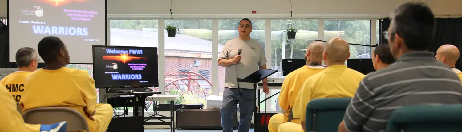 FWW presenting to incarcerated men