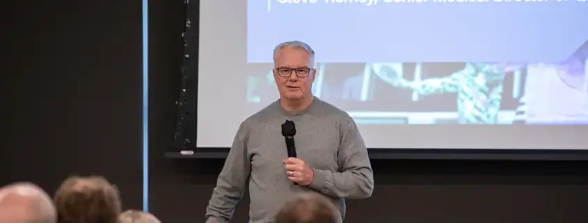 Steve Tierney presenting at Nuka Conference
