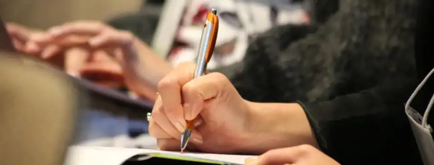 people taking notes
