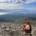 Person looking at the view on Flattop Mountain