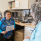 Integrated care team members interacting