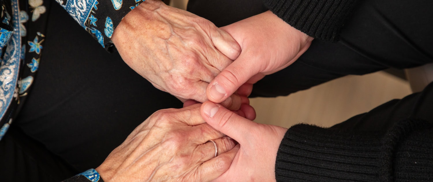 People holding hands