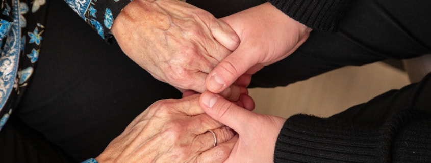 People holding hands