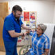 Nurse caring for a customer-owner