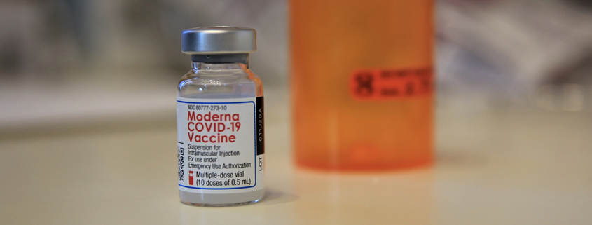 Vial of Moderna COVID-19 Vaccine